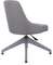 Кресло Бюрократ CH-340GLZ серый 38-404 крестов.4-луч. пластик пластик серый