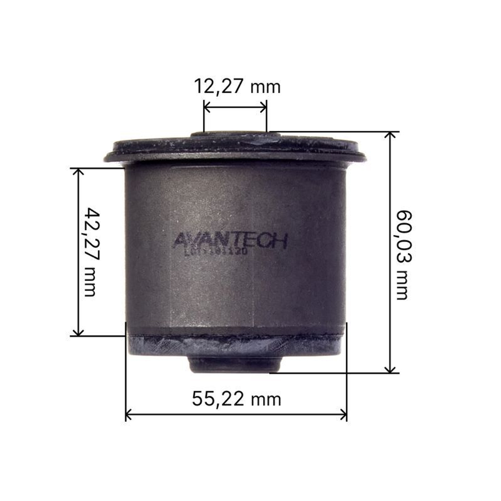 Сайлентблок подушки дифференциала Avantech ASB0282