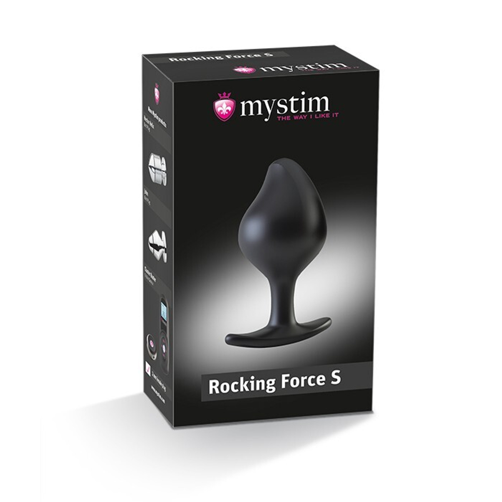 46270 / Анальная пробка с электростимуляцией Mystim e-stim butt plug, Rocking Force S