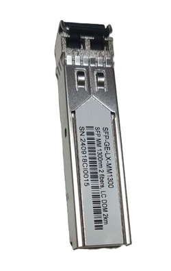 Трансивер SFP, 1,25Gb/s, 1300нм, ММ волокно, 2х волоконный, дальность 2км, LC duplex