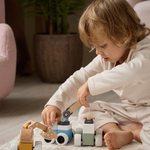 Машинка-конструктор edda, Автокран с магнитом