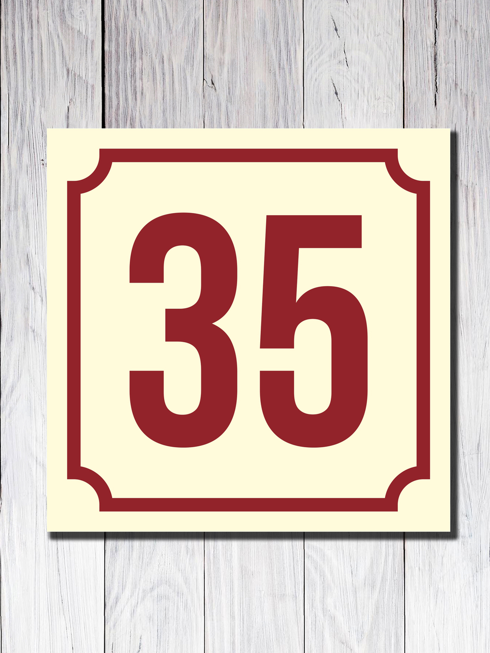 Табличка адресная УФ-3