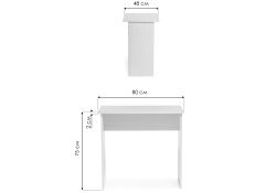 Стол письменный Kiwi 80х48х75,5 дуб сонома