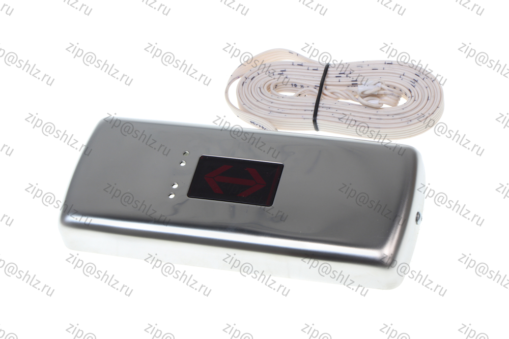 Указатель сегментный двусторонний направления движения кабины, полированная нержавеющая сталь, УЛ11Н22051АЩУ3, 0601Щ.12.01.600А-03