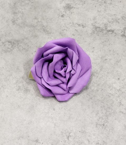 Цветы из латекса (фоамарина) бело-красный 4.5 см, набор 5 штук