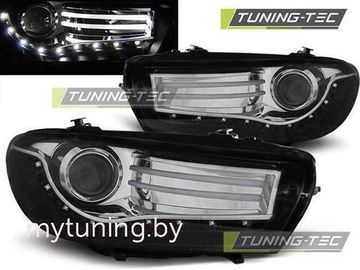 Передние фары VW Scirocco 3 black led