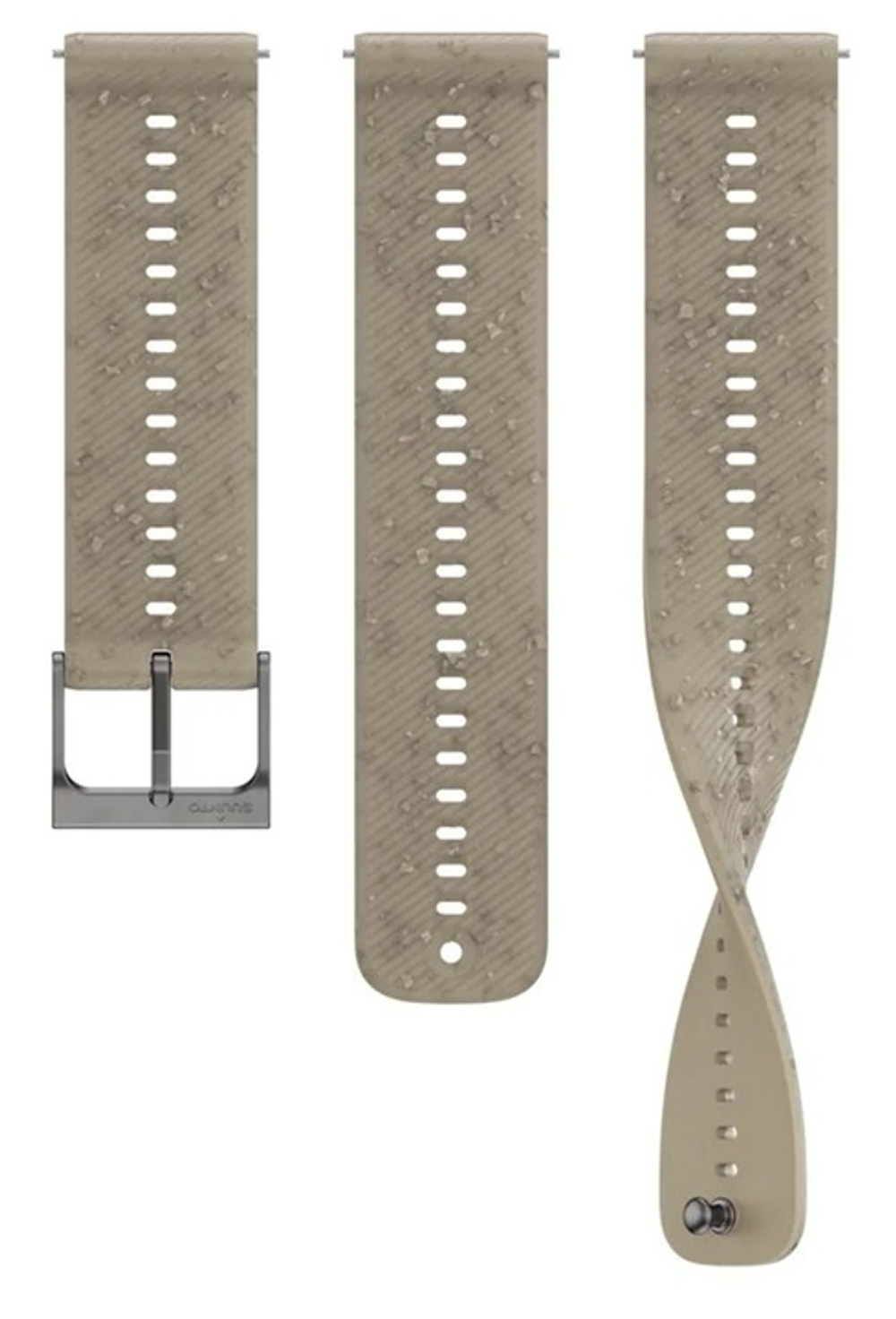 Ремешок силиконовый для часов Suunto 22 мм GRAVEL GREY S+M