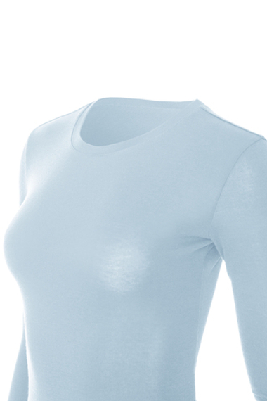 «Second skin» Базовый лонгслив из трикотажа.