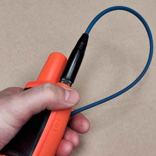 Антенна гибкая для Garmin Alpha 10 / 50 / 100 / 200 / 300 и Garmin Astro 220 / 320 / 430 / 900 (Синий)