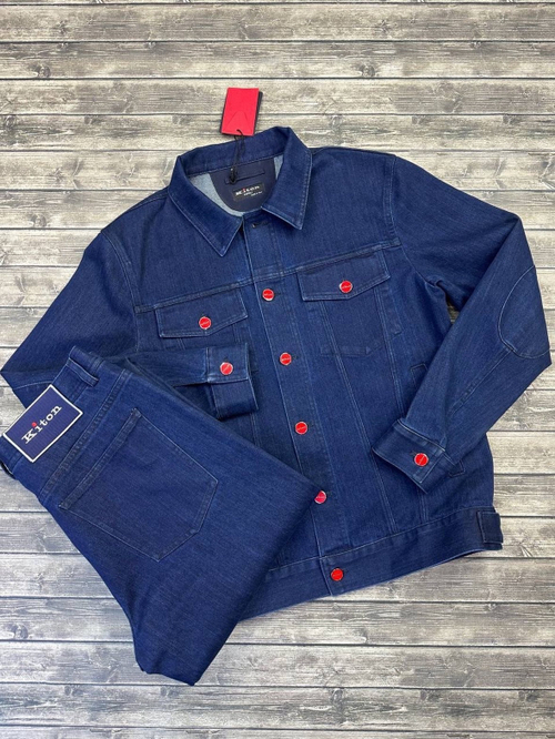 Джинсовый костюм Kiton