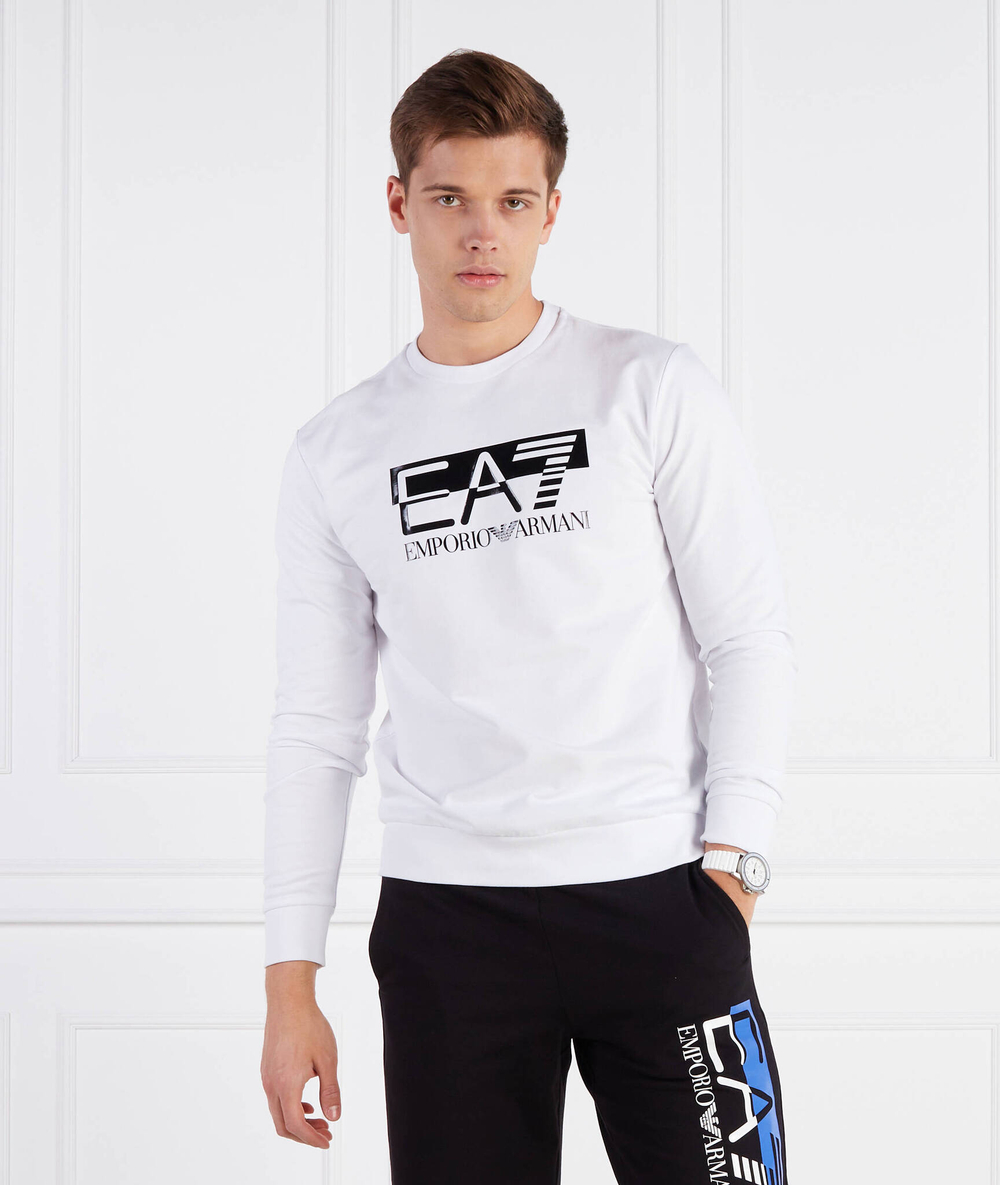 Худи EA7 - белый(6RPM60 PJ05Z)