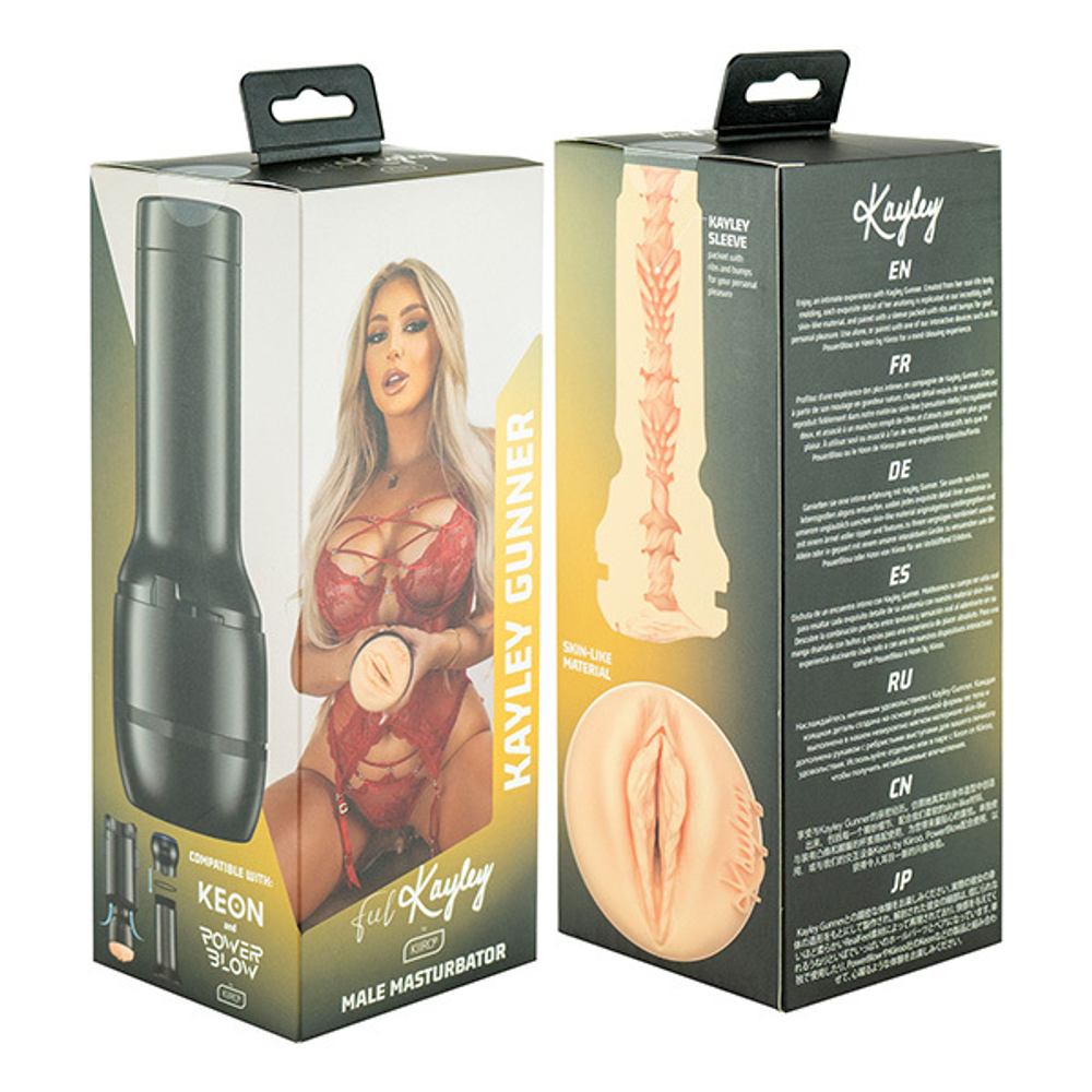 Мастурбатор-вагина 22,4см Kiiroo Feel Stroker Kayley Gunner