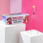 Массажер для головы «Эй, принцесса, меньше стресса» (Цвет: серебристый)