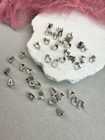 Оправа #4320 Drop 8*6 мм Серебро