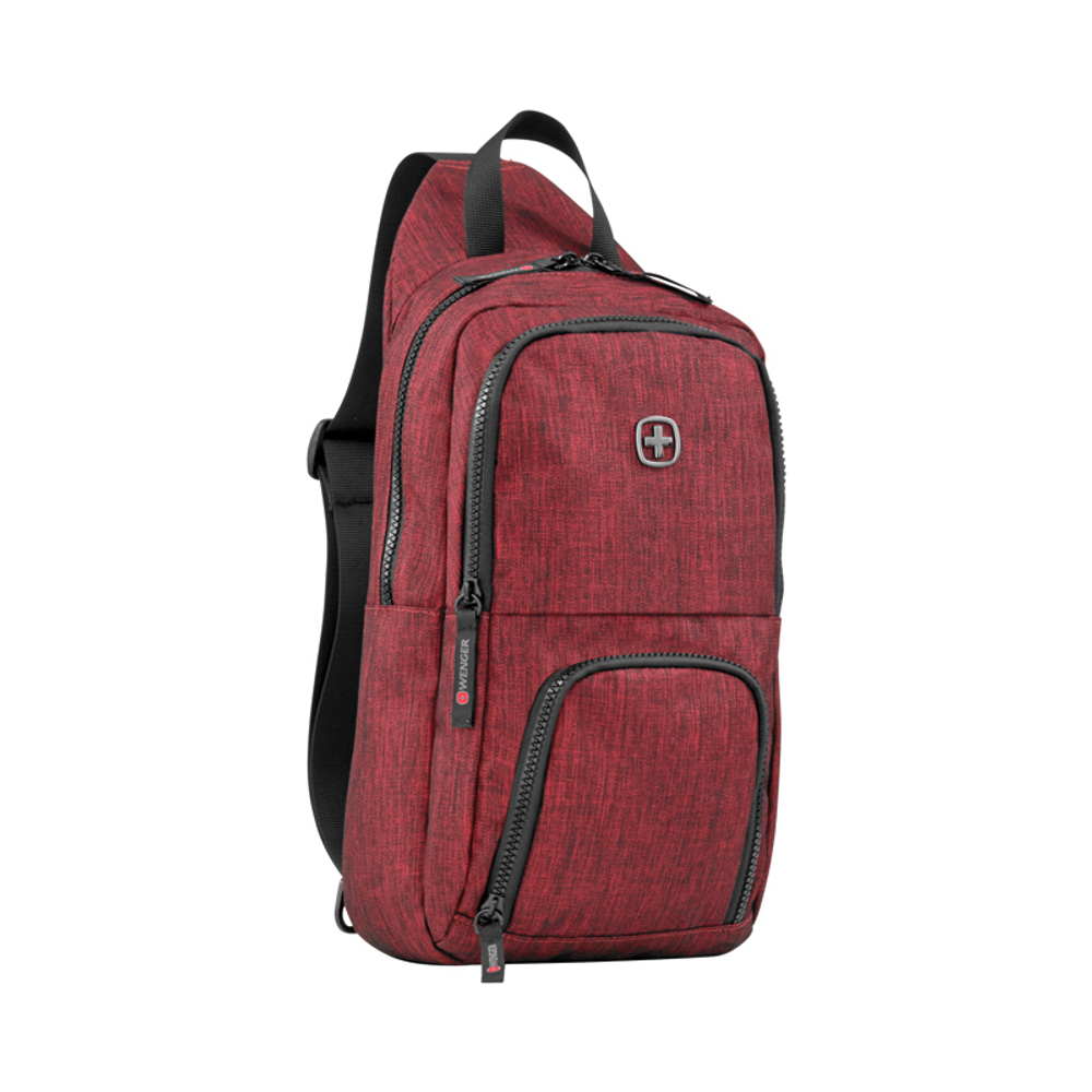 Стильный рюкзак на одно плечо бордовый 8 л WENGER Console 605030