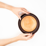 Набор деревянных тарелок из дерева сибирский кедр - 2 шт. TN82