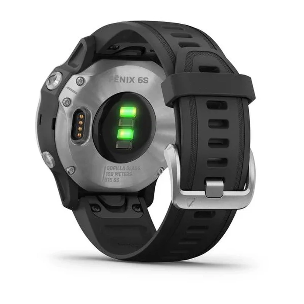 Смарт-часы Garmin Fenix 6s, серебристый, 010-02159-01