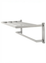 Полотенцедержатель с полкой WONZON & WOGHAND GRAFFITY, Брашированный никель (WW-9381-BN)