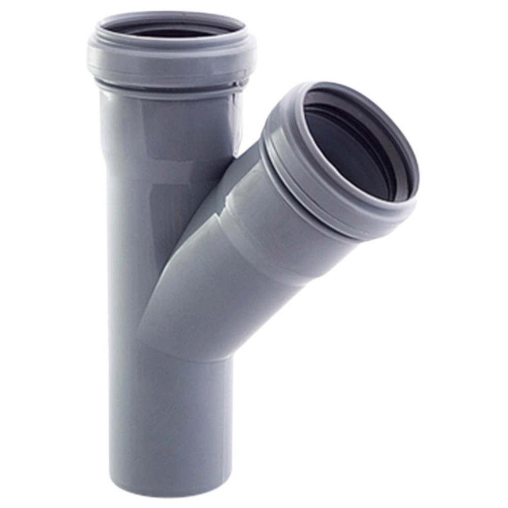 Тройник сер 50/50х45 ВК, РТП (60)