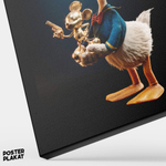 Картина Дональд Дак / Donald Duck, холст с печатью на подрамнике, интерьерная, Постер Плакат