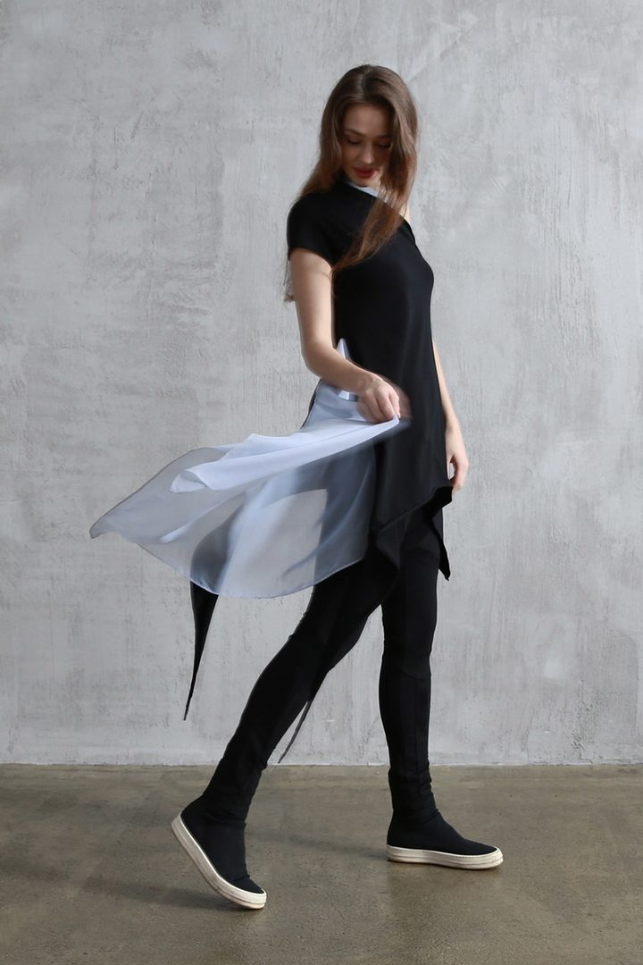 Платье «Aurora Black Gray»
