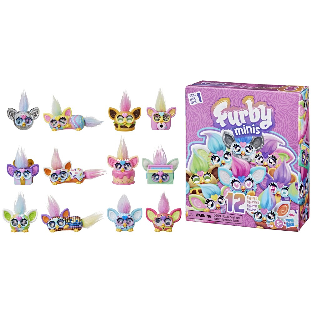 Hasbro FURBY Minis - 12-ПАК маленьких фигурок Вечеринка и еда Серия 1 G1951