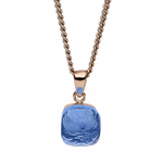 Колье Qudo Firenze light sapphire 400188.1 BL/RG