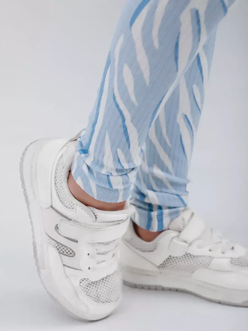 Леггинсы в рубчик лосины для школы и садика