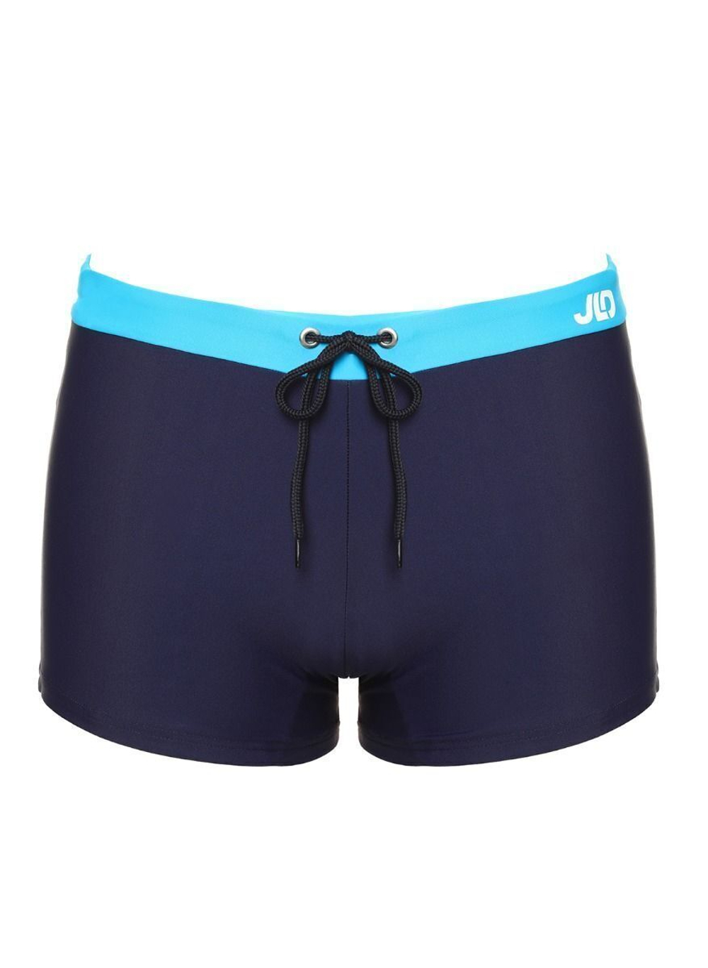 Классические мужские плавки-боксеры с контрастным поясом (Размер: XXL) (Цвет: зеленый)