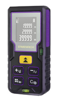 Лазерная рулетка Ermenrich Reel GD40, фиолетовый