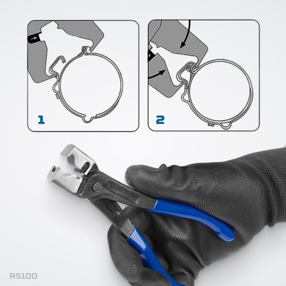 RS100 Клещи для монтажа и демонтажа CLIC-R хомутов