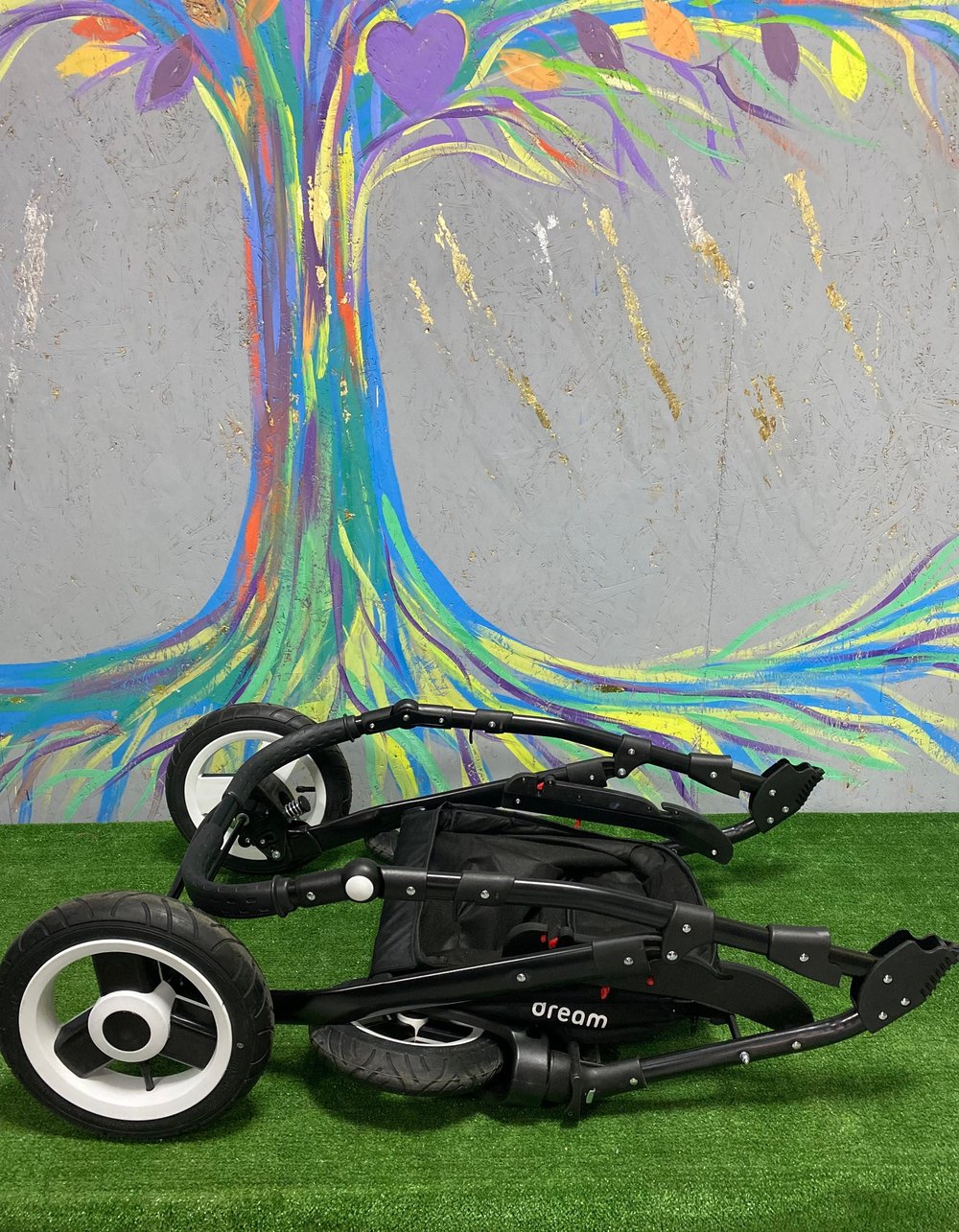 Коляска DREAM  (BartPlast) 02 светло-серый