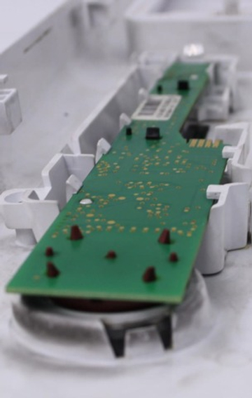 Модуль индикации стиральной машины Candy AQUA 2D 1140-07 (в сборе с пластиком)