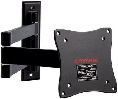 Кронштейн ARM MEDIA LCD-201, 17-42" 30 кг., накл. 20°, пов. 60°, 200х200, черный