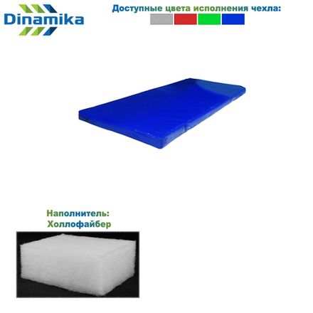 Мат гимнастический 1000х500х50 тент (холлослеп/холлофайбер)