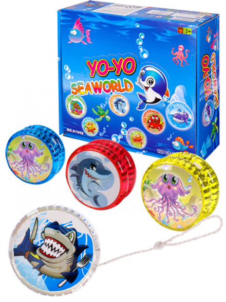Игрушка Йо-Йо "Морской мир" со световым эффектом И-6566