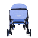 Детская прогулочная коляска Nuovita Giro Lux Denim, Nero / Джинсовый, Черный