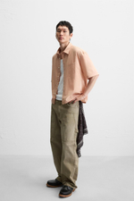 Рубашка cropped-fit в полоску