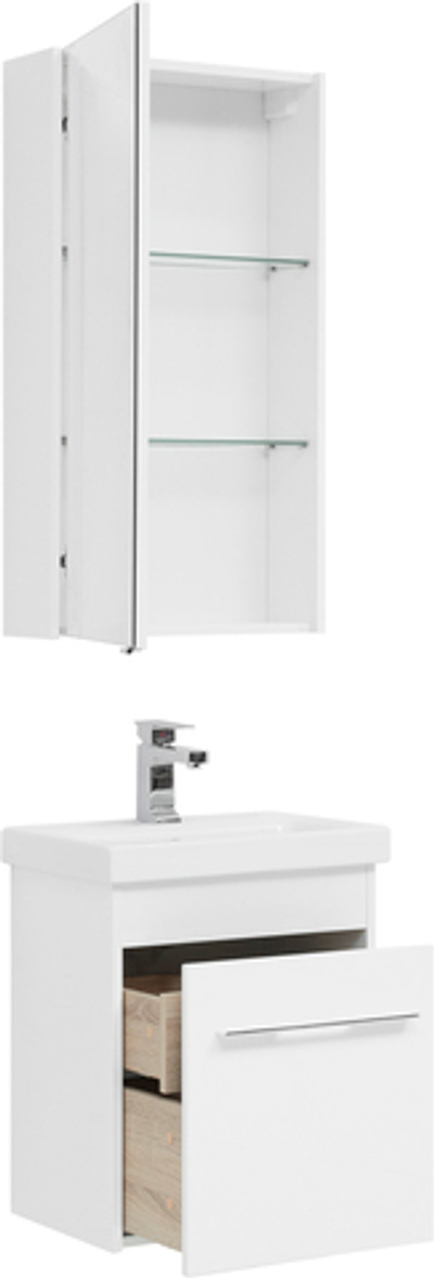 Мебель для ванной Aquanet Августа 50 (Moduo Slim) белый