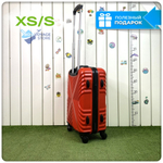 Ручная кладь со съемными колесами X-line, Красный