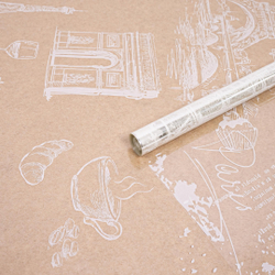 Пленка прозрачная "Париж" 70см*200гр