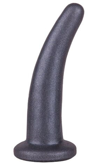 Гладкий анальный плаг Lovething platinum - 13 см. (Цвет: черный)