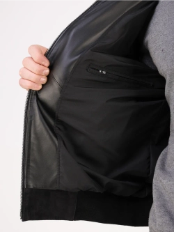 Кожаная куртка демисезонная замшевая натуральная