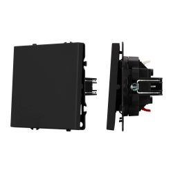 Механизм звонкового выключателя SWT-NOBE-MKR1-SFPL-BK (230V, 10A) (Arlight, Черный оникс) 054270(1)
