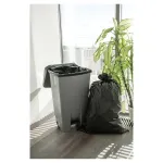 Мешки для мусора 120 л, черные, в рулоне 50 шт., ПВД, 20 мкм, 70х110 см, PACLAN "Professional", 1338507