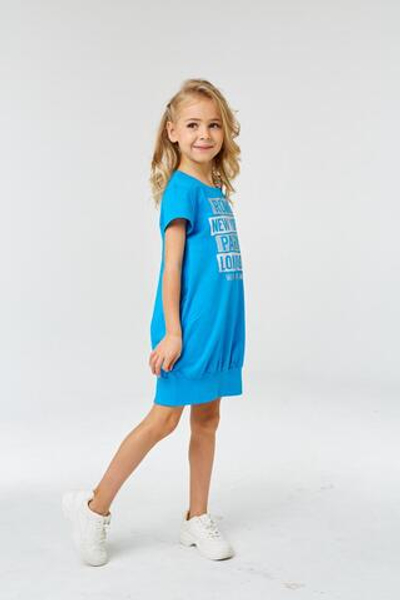 Платье детское р-р 104, Голубой