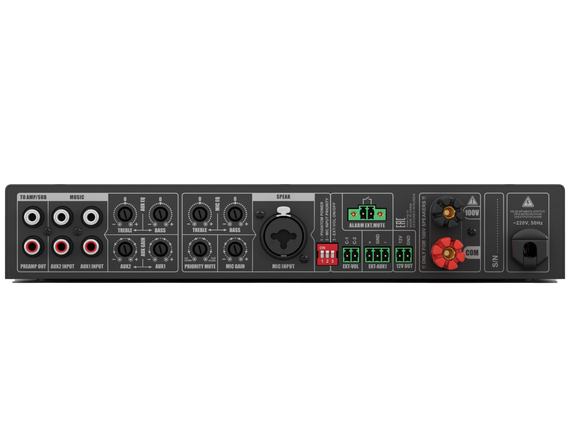 CVGAUDIO NEXT T-LITE 80 профессиональный микшер-усилитель, мощность 80W/100V