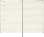 Еженедельник Moleskine Classic WKNT Pocket 90x140мм 12мес 144стр песочный (DHP2612WN2Y24)