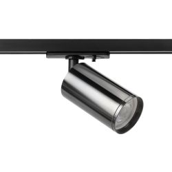 Трековый светильник однофазный ЭРА TR39-GU10 ВСН под лампу GU10 черный хром