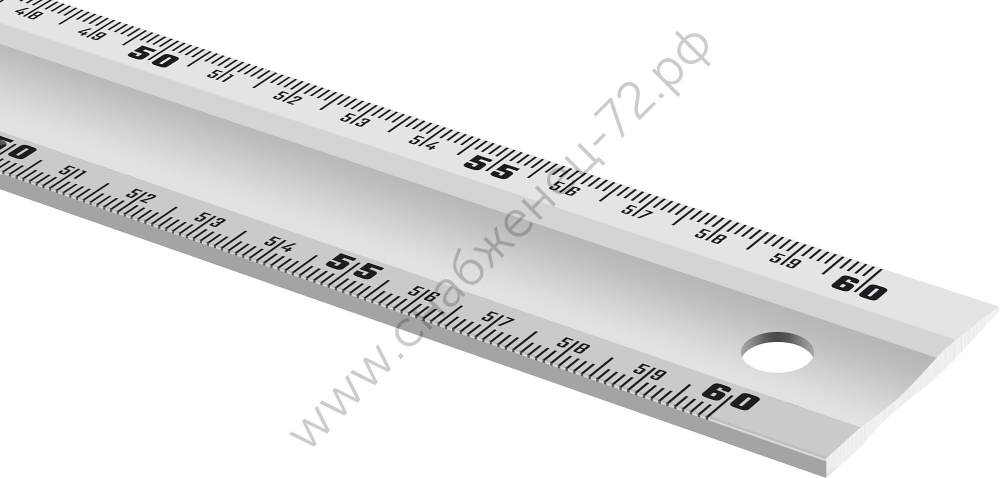 STAYER 0.6 м, алюминиевая линейка, Professional (34383-60)